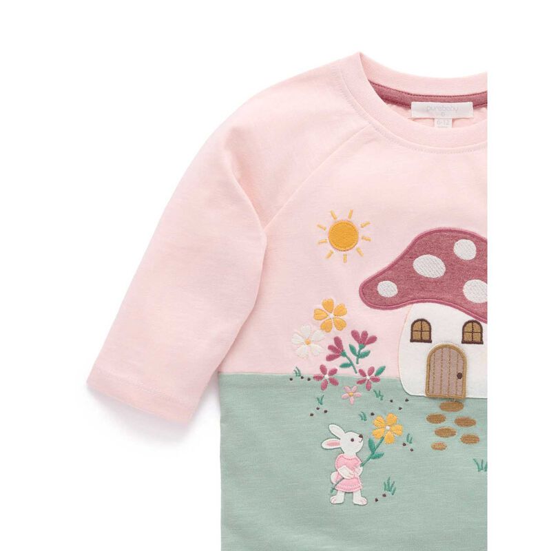Purebaby Toadstool House Tee image number 2